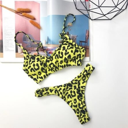 Piper Leopard Thong Micro Bikini - Image 5