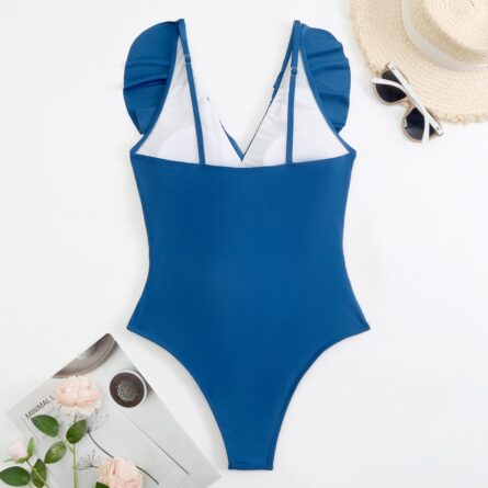 Premium Ruffled Classic Chic One Piece Swimsuit - Image 21