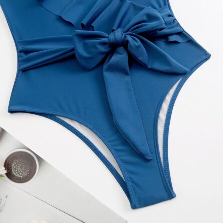 Premium Ruffled Classic Chic One Piece Swimsuit - Image 4