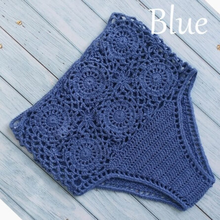 Hannah High Waist Boho Bohemian Bikini Bottom - Image 2