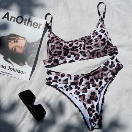 Rio Leopard Print Two Piece Bikini – Bild 5