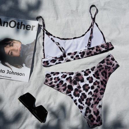 Rio Leopard Print Two Piece Bikini – Bild 6