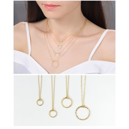 Round Circle Necklace – Bild 6