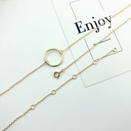 Round Circle Necklace – Bild 3