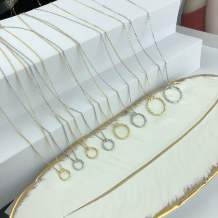 Round Circle Necklace – Bild 5