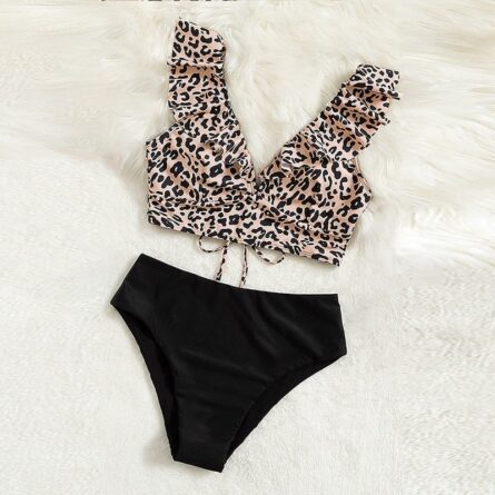 Ruffle Leopard Bikini – Bild 6