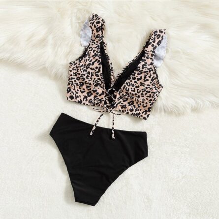 Ruffle Leopard Bikini – Bild 11