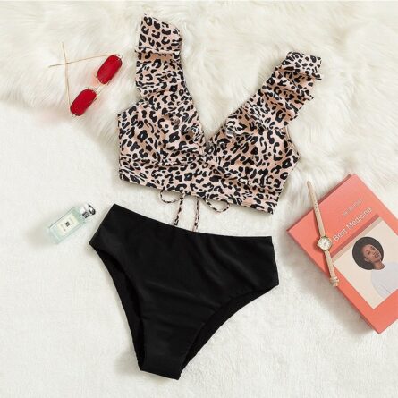 Ruffle Leopard Bikini – Bild 2