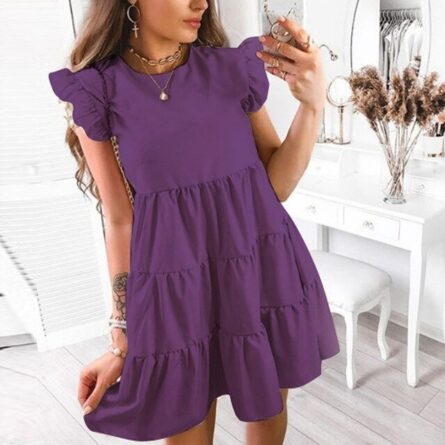 Ruffle Sleeve Dress – Bild 19
