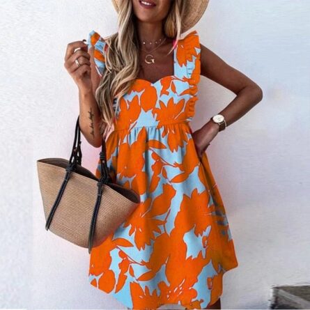 Ruffle Sleeve Dress – Bild 14