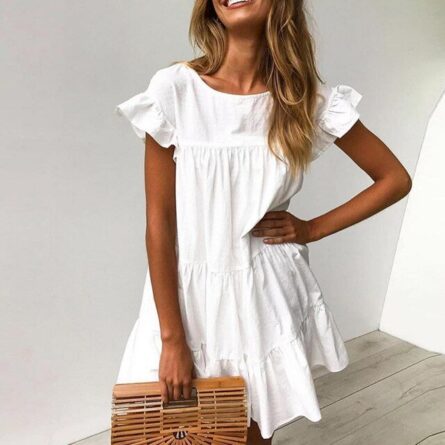 Ruffle Sleeve Dress – Bild 10