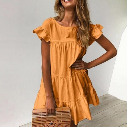 Ruffle Sleeve Dress – Bild 21