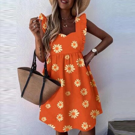 Ruffle Sleeve Dress – Bild 9
