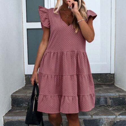 Ruffle Sleeve Dress – Bild 18