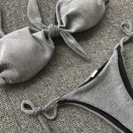 Samantha Tie Front Bow Bikini - Image 5