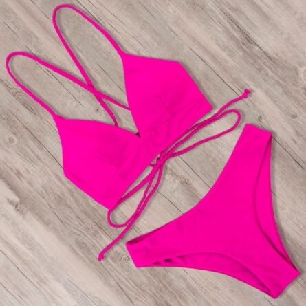 Sunset and Swim Sexy Bandage Bikini - Image 4