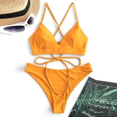 Sunset and Swim Sexy Bandage Bikini - Image 13