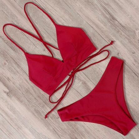 Sunset and Swim Sexy Bandage Bikini - Image 6