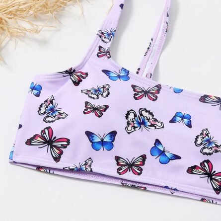 Sexy Snake Butterfly Animal Print Bikini 3 Piece Set – Bild 31