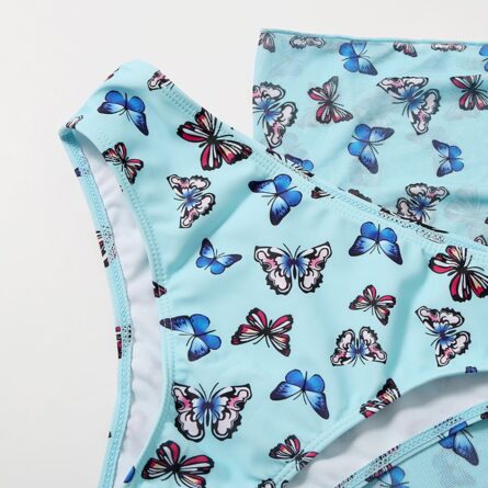 Sexy Snake Butterfly Animal Print Bikini 3 Piece Set – Bild 20