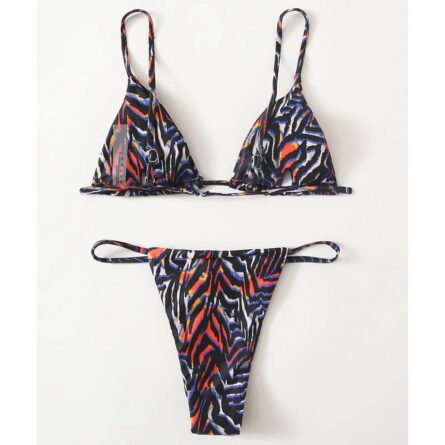 Sexy Thong Zebra Bikini - Image 23