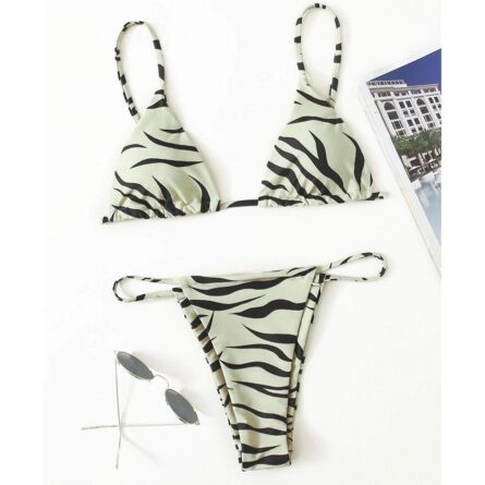 Sexy Thong Zebra Bikini - Image 11