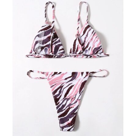 Sexy Thong Zebra Bikini - Image 2