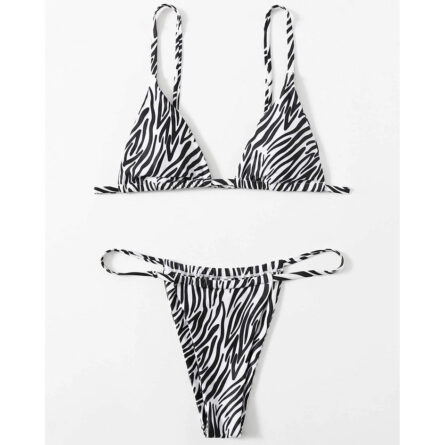Sexy Thong Zebra Bikini - Image 21