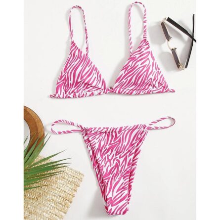 Sexy Thong Zebra Bikini - Image 7