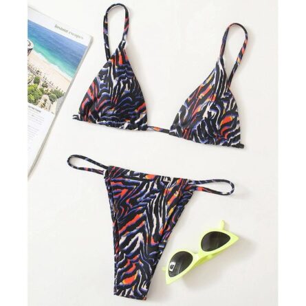 Sexy Thong Zebra Bikini - Image 33