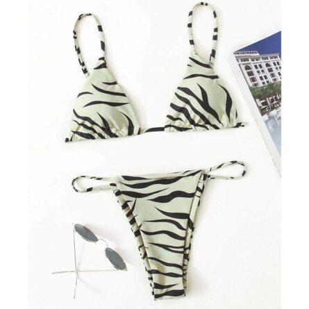 Sexy Thong Zebra Bikini - Image 28