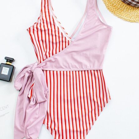 Sexy V Neck One-piece Swimming Suit Swimsuit – Bild 8