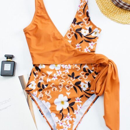 Sexy V Neck One-piece Swimming Suit Swimsuit – Bild 10