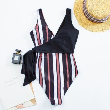 Sexy V Neck One-piece Swimming Suit Swimsuit – Bild 26