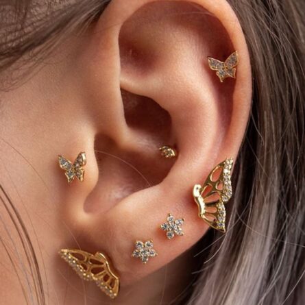 Stunning Butterfly Stud Earrings – Bild 4
