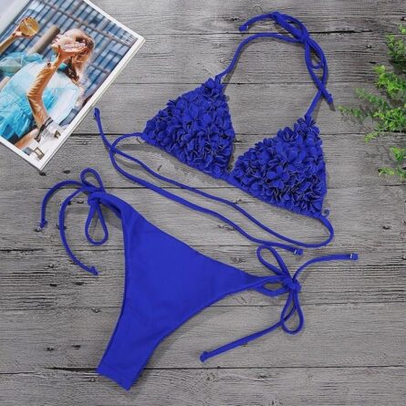 Stunning Floral Triangle Bikini – Bild 6