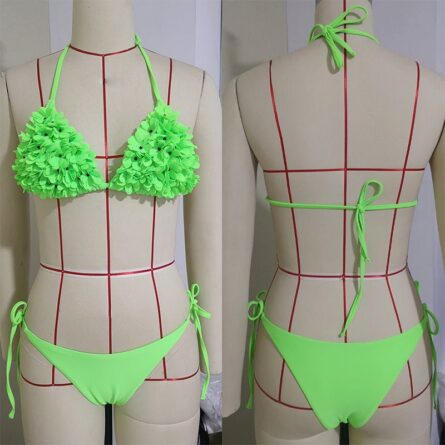 Stunning Floral Triangle Bikini – Bild 16