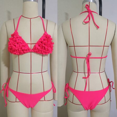 Stunning Floral Triangle Bikini – Bild 14