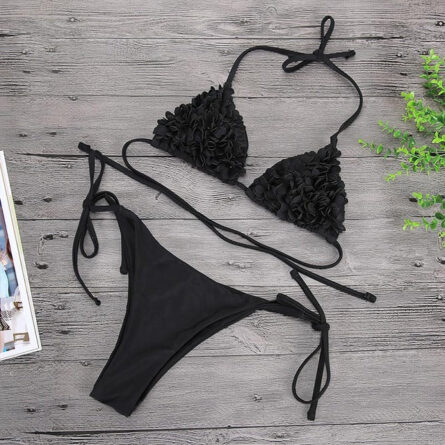 Stunning Floral Triangle Bikini – Bild 7