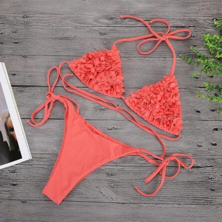 Stunning Floral Triangle Bikini – Bild 8