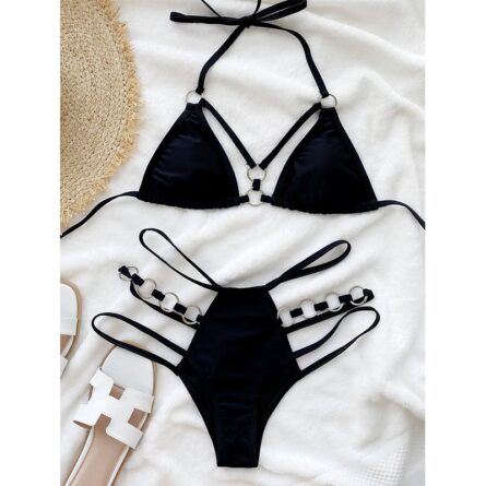 Summer Attention Sexy Halter Bling Brazilian Bikini – Bild 16