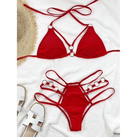 Summer Attention Sexy Halter Bling Brazilian Bikini – Bild 19