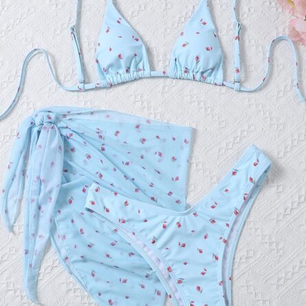 Sunrise Mesh 3 Piece Bikini Set - Image 22