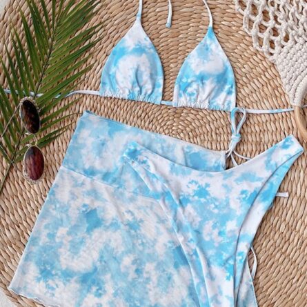 Sunrise Mesh 3 Piece Bikini Set - Image 4