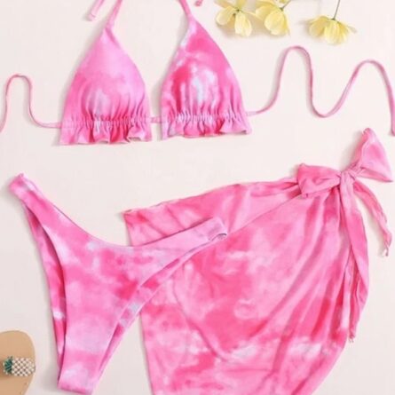 Sunrise Mesh 3 Piece Bikini Set - Image 5