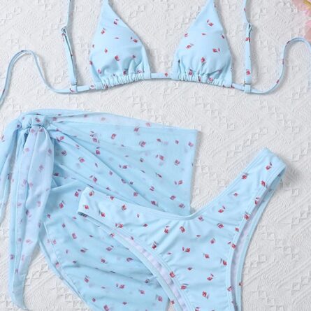 Sunrise Mesh 3 Piece Bikini Set - Image 18