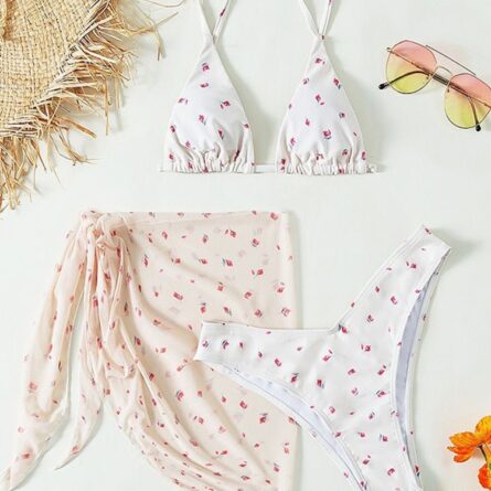 Sunrise Mesh 3 Piece Bikini Set - Image 13