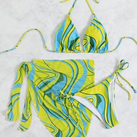 Sunrise Mesh 3 Piece Bikini Set - Image 11