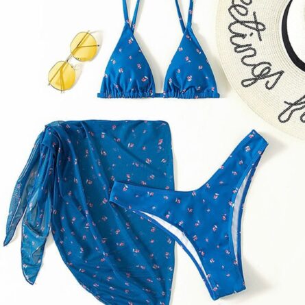 Sunrise Mesh 3 Piece Bikini Set - Image 9