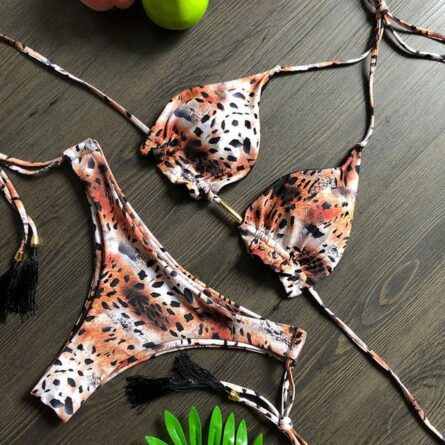 Sunset and Swim Luxury Side Tie Brazilian Bikini – Bild 7